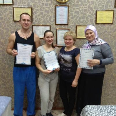 Наши выпускники - Курсы массажа Надежды Фёдоровой